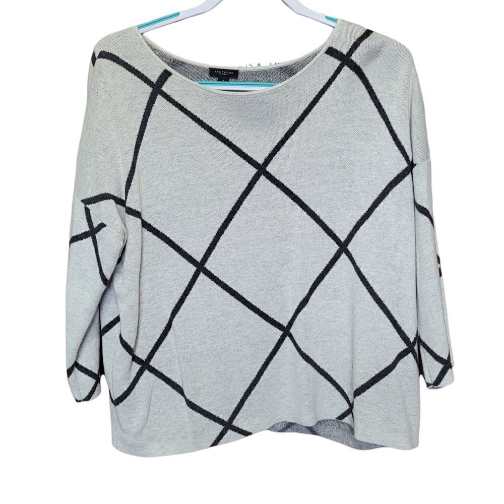 Ann Taylor geometric sweater